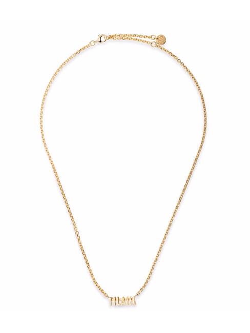 ALVIERO MARTINI PRIMA CLASSE MONTENAPO Collier en argent avec logo or - Colliers