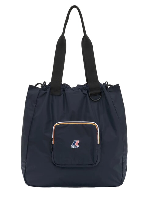 KWAY LE VRAI 4.0 VICTORINE Sac à bandoulière pliable profondeur bleue - Sacs pour Femme
