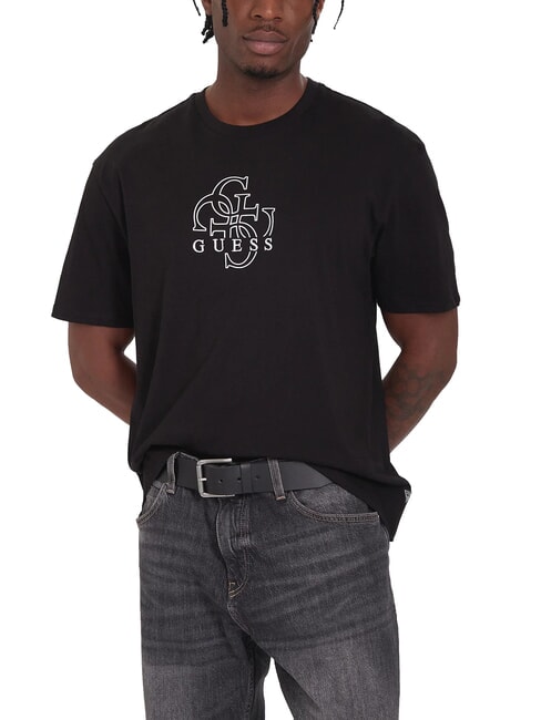 GUESS BASIC T-shirt en coton jetbla - T-shirt