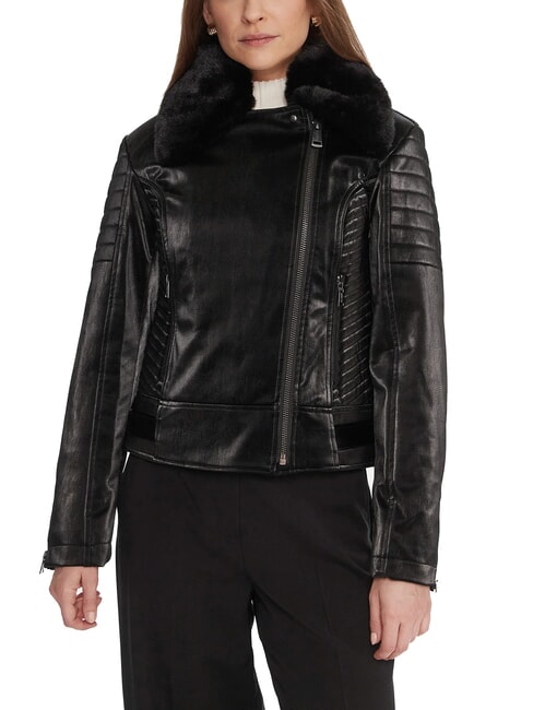 GUESS DARCEY Veste de motard jetbla - Vestes pour femmes