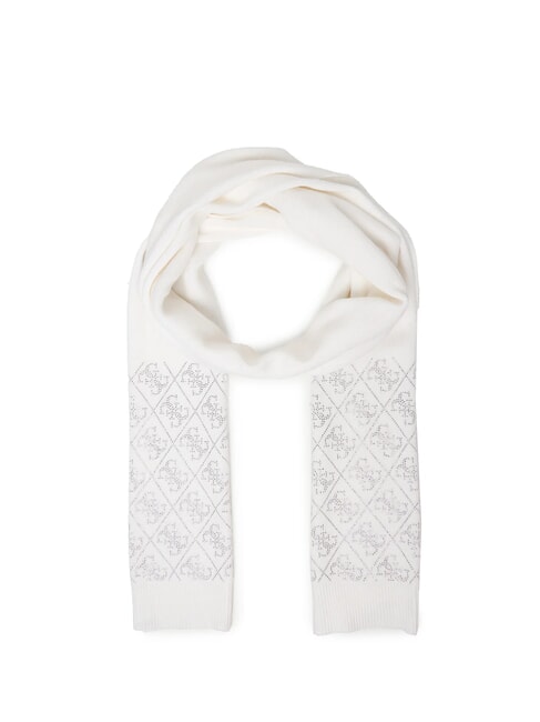 GUESS NORA 4G Foulard blanc pur - Écharpes