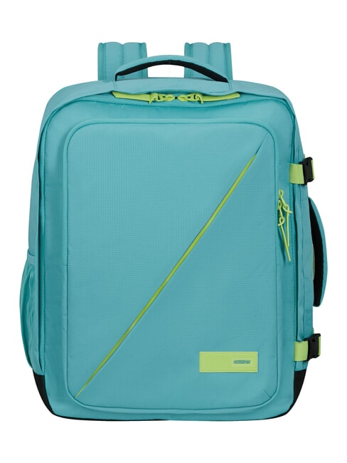 AMERICAN TOURISTER TAKE2CABIN M Sac à dos sous le siège ok easyJet turquoise poussiéreux/citron vert - Sacs à dos pour l'École & les Loisirs