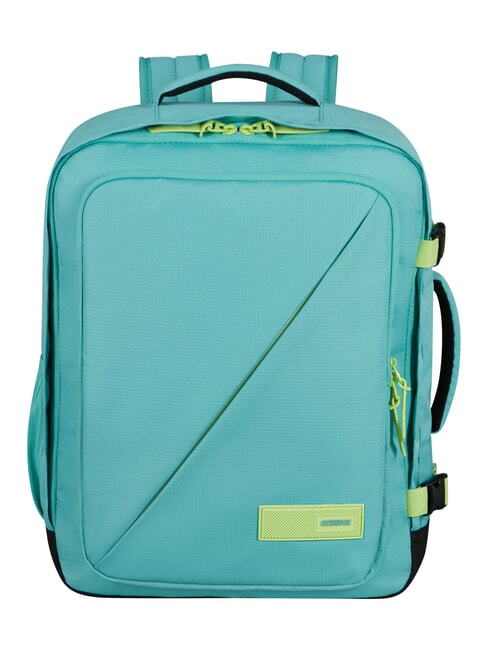 AMERICAN TOURISTER TAKE2CABIN S/M Sac à dos sous-siège ok Vueling turquoise poussiéreux/citron vert - Sacs à dos pour l'École & les Loisirs