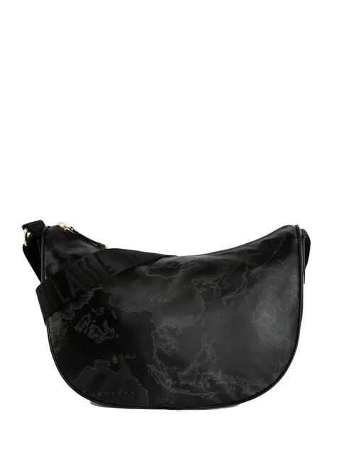 ALVIERO MARTINI PRIMA CLASSE GEO SOFT BLACK Sac à bandoulière moyen en forme de croissant Noir - Sacs pour Femme