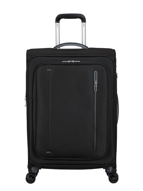 AMERICAN TOURISTER CLOUDRIDER Grand chariot extensible Jetblack - Valises Semi-rigides