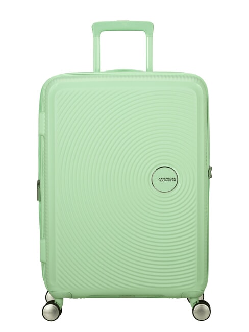 AMERICAN TOURISTER SOUNDBOX SPINNER Chariot moyen, extensible vert pastel - Valises Rigides