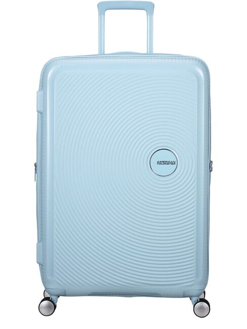 AMERICAN TOURISTER Valise Ligne SOUNDBOX. taille grande. extensible BLEU PASTEL - Valises Rigides