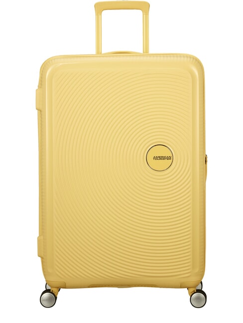 AMERICAN TOURISTER Valise Ligne SOUNDBOX. taille grande. extensible jaune pastel - Valises Rigides