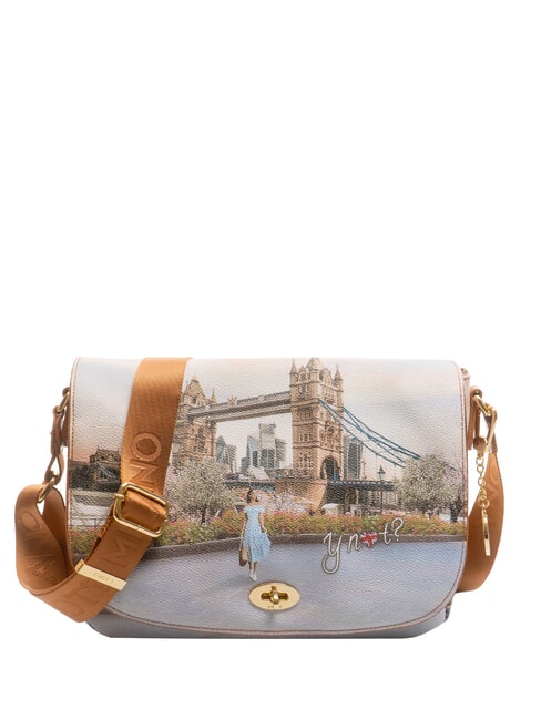 YNOT YESBAG Sac à bandoulière avec rabat Londres Kate - Sacs pour Femme