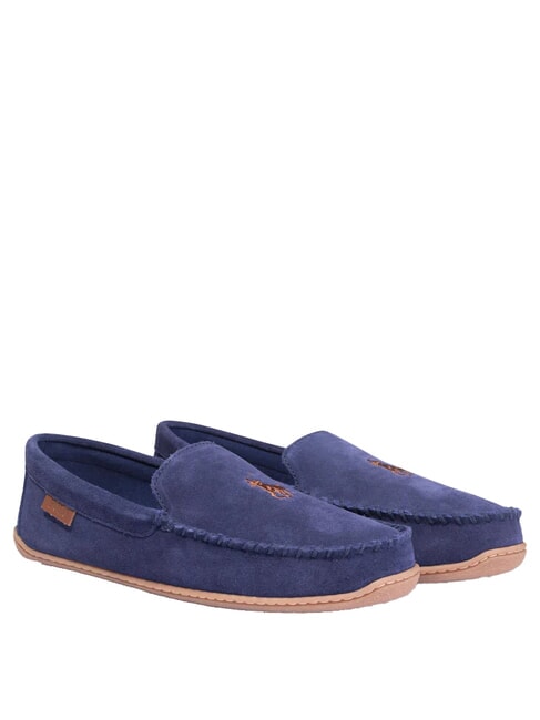 RALPH LAUREN BRENAN Mocassins en daim marine2 - Chaussures Homme