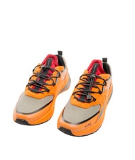 PIQUADRO CORNER 2.0 SPECIALE 2 Baskets en tissu recycl&eacute; ORANGE - Chaussures Homme - 1