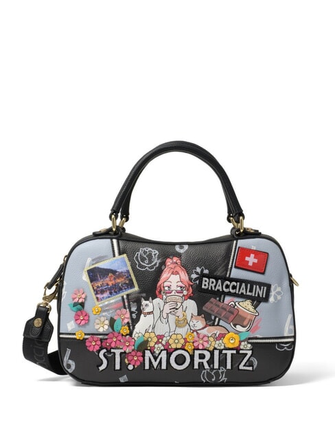 BRACCIALINI CARTOLINE Sac à bandoulière avec bandoulière multi - Sacs pour Femme