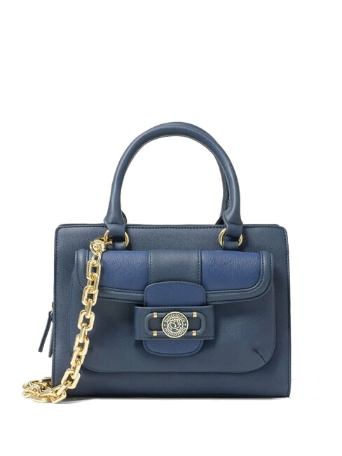 BRACCIALINI CHAIN Sac à main avec double bandoulière bleu - Sacs pour Femme
