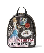 BRACCIALINI CARTOLINE Sac à dos rond VENICE - Sacs pour Femme