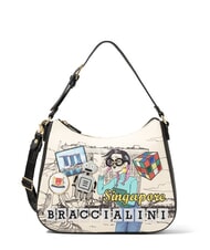 BRACCIALINI CARTOLINE Sac hobo SINGAPOUR avec bandoulière - Sacs pour Femme