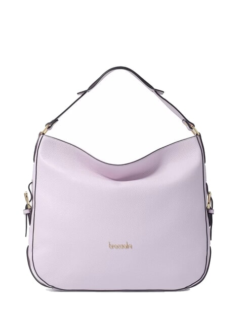 BRACCIALINI HELLEN Sac bandoulière hobo en cuir lilas - Sacs pour Femme