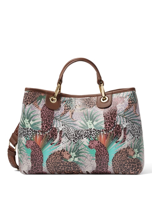 BRACCIALINI BETH SPECIAL Grand sac à main avec pochette jungle - Sacs pour Femme