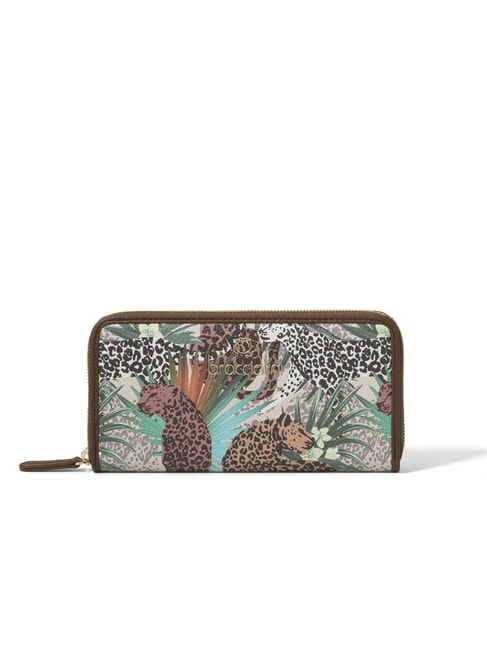 BRACCIALINI BETH SPECIAL Grand portefeuille zippé jungle - Portefeuilles Femme