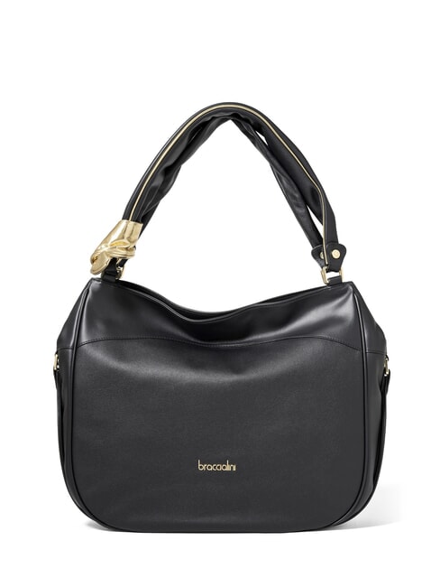 BRACCIALINI GRETA Sac à bandoulière en cuir noir - Sacs pour Femme