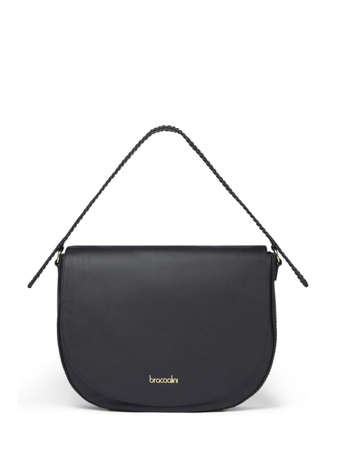 BRACCIALINI NAOMI Sac à bandoulière en cuir noir - Sacs pour Femme