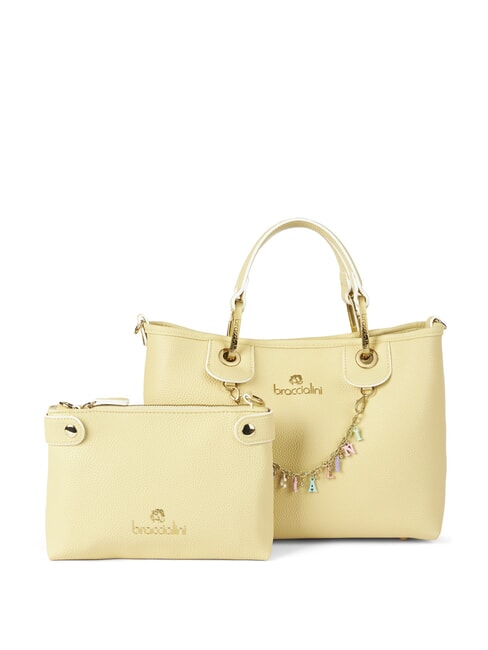 BRACCIALINI BETH Sac moyen avec pochette amovible jaune - Sacs pour Femme