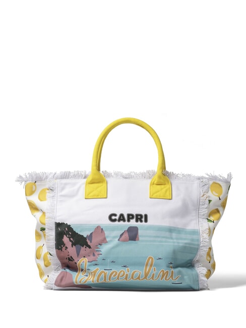 BRACCIALINI SUMMER Sac fourre-tout en toile avec imprimé Corsaire - Sacs pour Femme