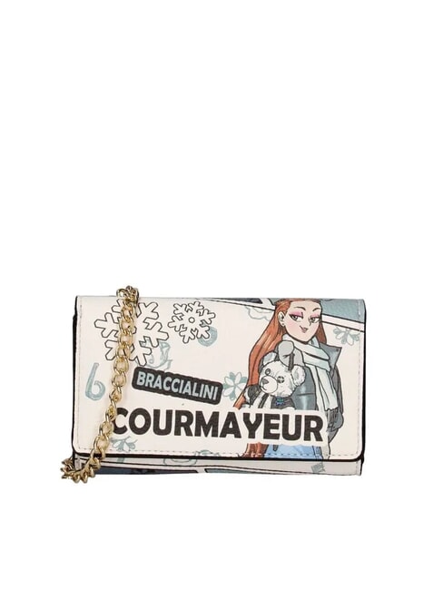 BRACCIALINI CARTOLINE Pochette avec mousqueton multi - Pochettes & Trousses