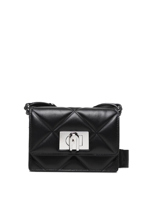 FURLA 1927 Mini sac en cuir matelassé Noir - Sacs pour Femme