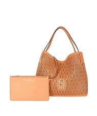 FURLA PRIMULA Sac bandoulière en cuir perforé - Sacs pour Femme
