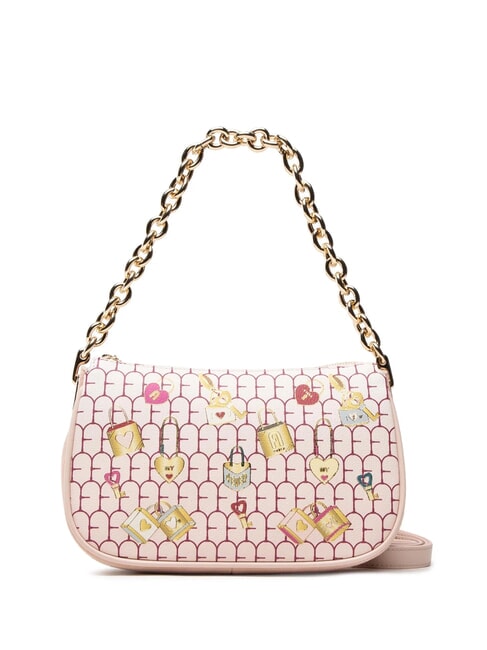 FURLA MOON Petit sac à bandoulière en cuir tons bon bon - Sacs pour Femme