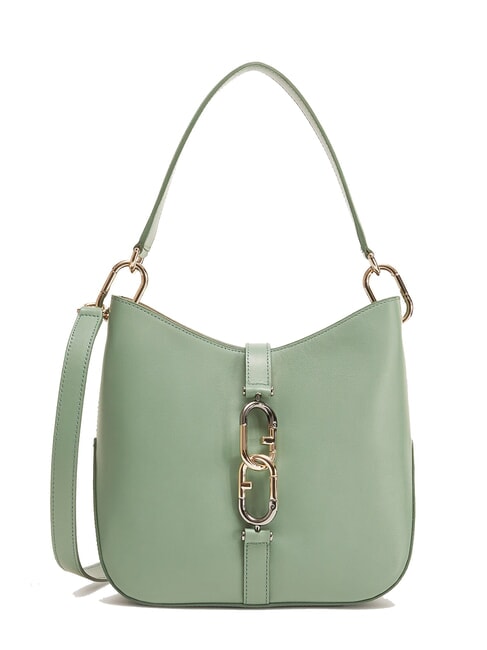 FURLA SIRENA S Sac à bandoulière en cuir olive - Sacs pour Femme