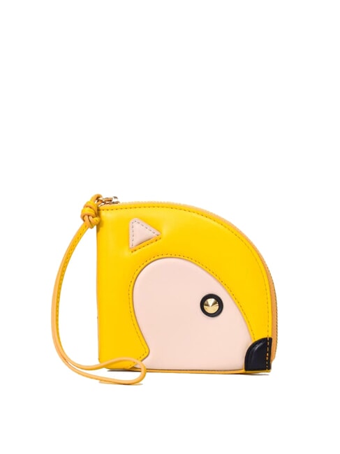 FURLA ALLEGRA Porte-monnaie écureuil avec polysérine pollen+ballerine i+noir - Portefeuilles Femme