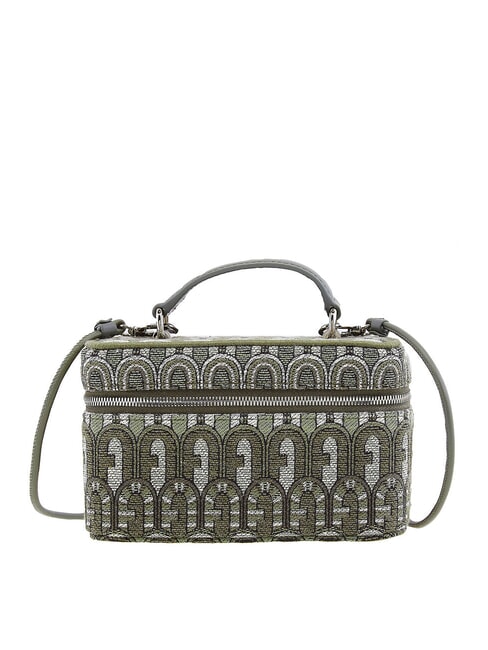 FURLA OPPORTUNITY Sac à main en tissu jacquard tons de cactus - Sacs pour Femme