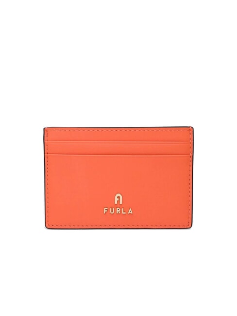 FURLA CAMELIA Porte-cartes plat en cuir clivia - Portefeuilles Femme