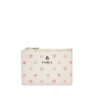 FURLA CAMELIA Porte-cartes en cuir avec porte-monnaie - Portefeuilles Femme