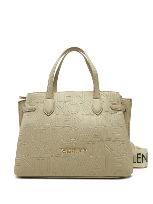 MARIO VALENTINO PANSY Sac à main avec deux bandoulières écru - Sacs pour Femme