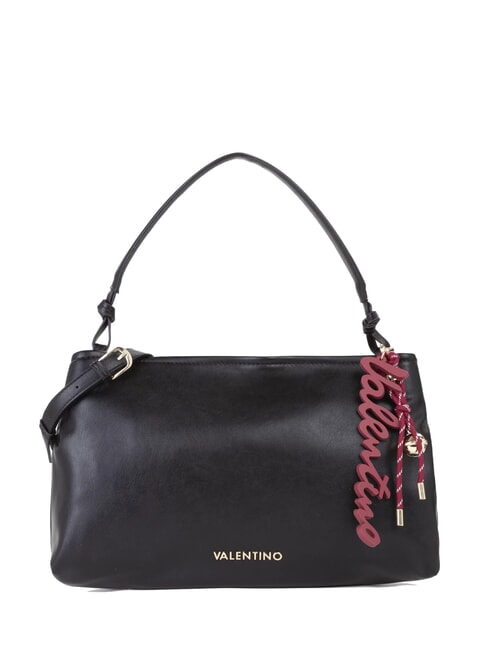 MARIO VALENTINO WINTER RE Sac à bandoulière avec breloques et bandoulière noir - Sacs pour Femme