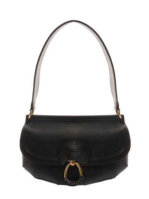 THE BRIDGE ERICA Sac à bandoulière en cuir black Gold - Sacs pour Femme