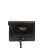 THE BRIDGE ELBA Portefeuille moyen en cuir black Gold - Portefeuilles Femme - 1