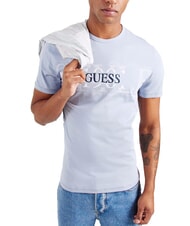 GUESS CHEST BOX T-shirt en coton avec imprimé - T-shirt
