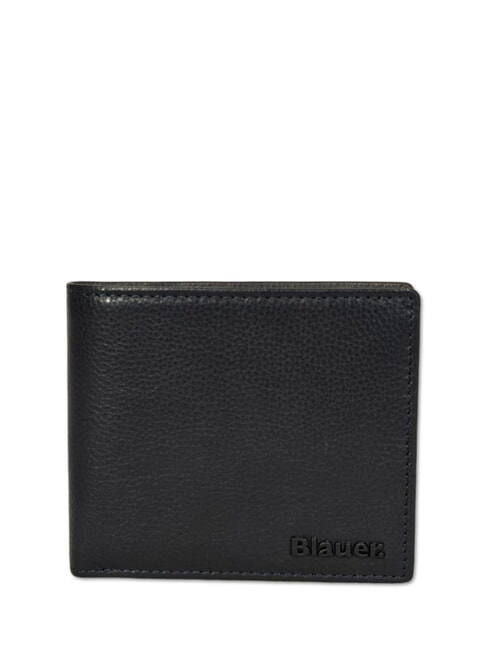 BLAUER TO GO Portefeuille en cuir BLEU - Portefeuilles Homme