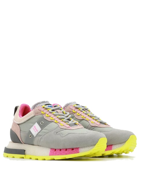 BLAUER HOUMA Baskets gris/rose - Chaussures Femme