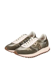 BLAUER MILLEN Baskets en cuir m&eacute;lang&eacute; - Chaussures Femme