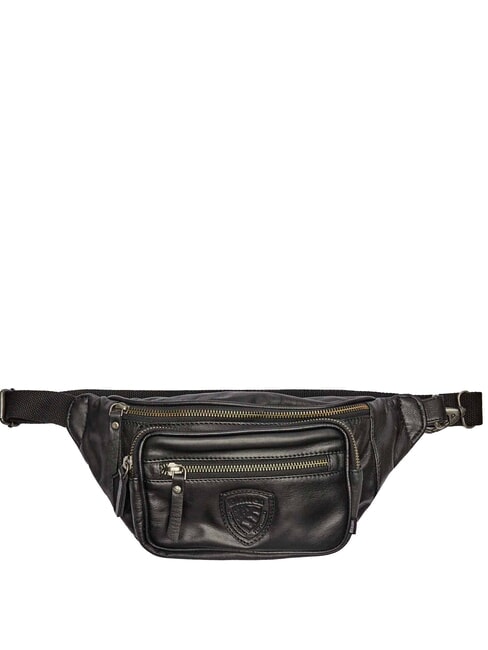 BLAUER FIRSTCLASS Sac banane en cuir NOIR - Sacs banane