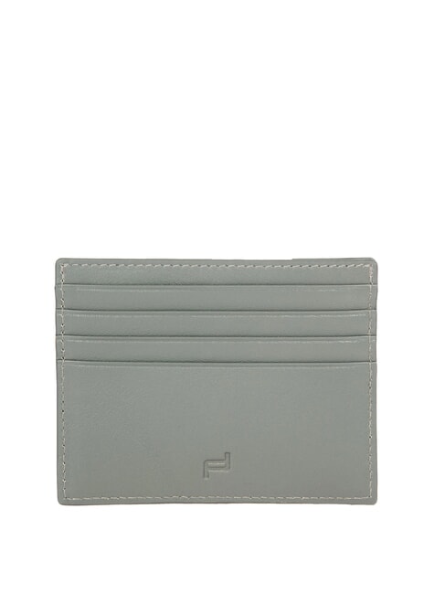 PORSCHE DESIGN BUSINESS  Porte-cartes plat en cuir gris - Portefeuilles Homme