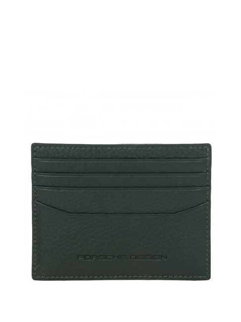 PORSCHE DESIGN BUSINESS  Porte-cartes plat en cuir vert - Portefeuilles Homme