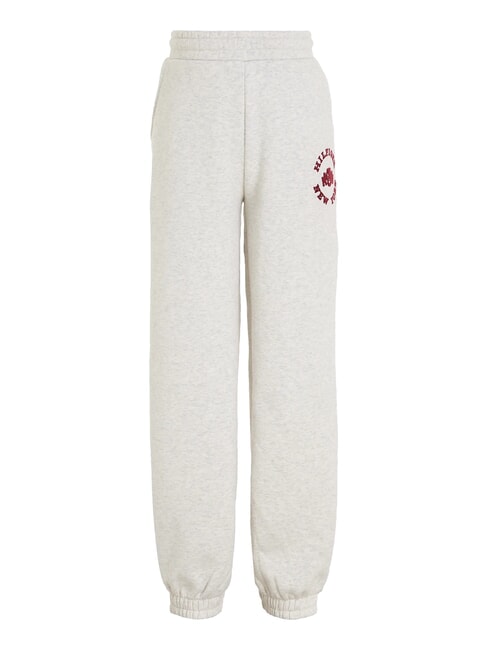 TOMMY HILFIGER TH KIDS Pantalon de survêtement avec écusson nouveau gris clair chiné - Survêtements pour enfants