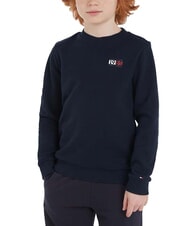 TOMMY HILFIGER TH KIDS Sweat-shirt à col rond avec écusson du logo - Bébé Sweat