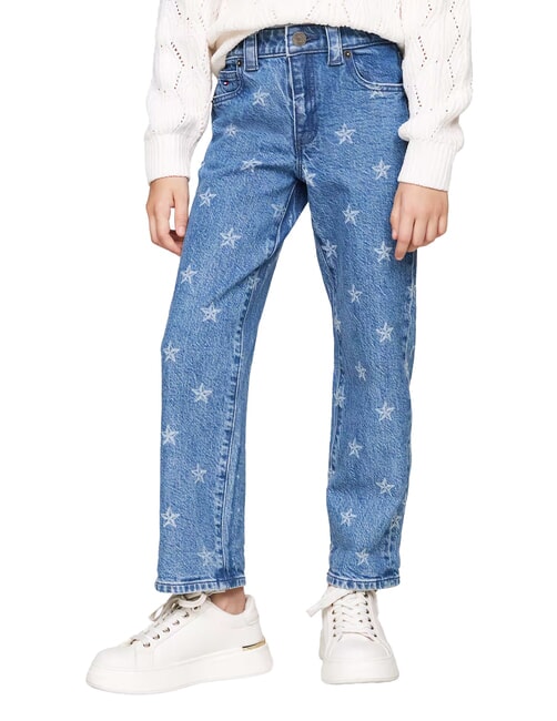 TOMMY HILFIGER TH KIDS Jean à imprimé étoiles étoiles aop - Pantalons pour enfants
