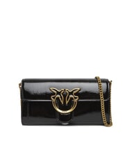 PINKO LOVE ONE Mini sac à bandoulière brillant - Sacs pour Femme